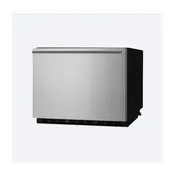 1.6 cu. ft. Mini Fridge in Stainless Steel without Freezer, Drawer Style