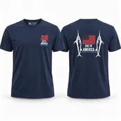 Fishin' Day Apparel Men's Gulf of America T-Shirt - Navy