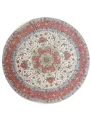 10' Round Persian Tabriz Area Rug - 502629