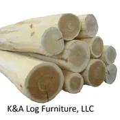 Hand-peeled Cedar Logs - Diameter of 1" to 2 1/2"
