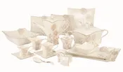 66 Pieces China Set Square Design