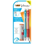 BIC Velocity Thick Point Mechanical Pencil, .9 mm, 2 Pack (40826)