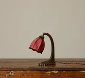 1920S ART NOUVEAU BRONZE TABLE LAMP