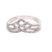 10K WG 0.25 CTW DIAMOND RING