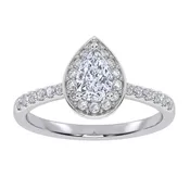 10K 0.51CT  Lab Grown Promise Ring