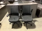 BOSS B6776 BLACK FLIP ARM MESH BACK TASK CHAIR