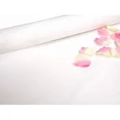 100′ WHITE CLOTH AISLE RUNNER