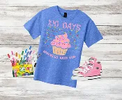 100 Days Sprinkled With Fun DTF Transfer – Cute Cupcake Ready to Press