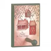 Coat Hooks Birdhouse peg rack Design 4.25"w x 6.25"h x 3"d