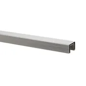 Glass - 1-1/2" Square Metal Cap for Glass - 3ft