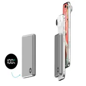 Elite Mag Slim LCD | 5,000 mAh | MagSafe Wireless iPhone Battery Pack & Portable Pocket Charger | 2 Pack