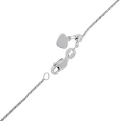 Adjustable Box Chain in Sterling Silver (22 inches and .7mm)