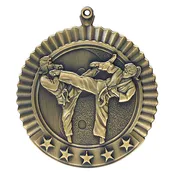 36627 Star Female Karate Medal 2.75″