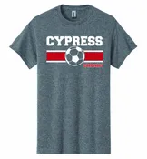 Cypress – Soccer Cardinal Tee or Hoodie