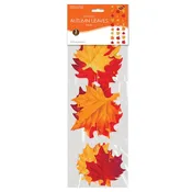 10' Deluxe Fabric Autumn Leaves Stringer Garland | 3 Pieces