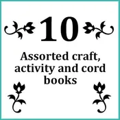 10 Assorted Craft Books Bundle, Macrame and Home Decor Patterns, Wall Hangings, Plant Hangers, Dreamcatchers