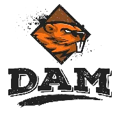 DAM Beaver Window Decal