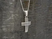 3 Bar Cross Pendant