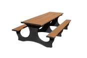 8′ Polly Tuff Easy Access Picnic Table