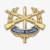 Crossed Rifle Honor Guard Insignia