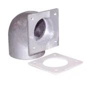 1-1/2″ Alum. 90 degree Ell  w/Gasket, Screws/Washers