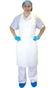 2 Mil Embossed Disposable Poly Apron - 100/case