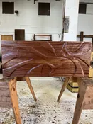 Sapele Exotic Hardwood Carved Wall Art