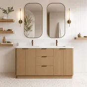 Calamigo 60" Bathroom Vanity Oak
