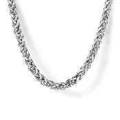 22" 3.2mm 14K Men's Hollow Wheat Chain Necklace