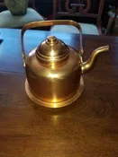 50s style vintage copper plate tea kettle with swan neck — Something Special