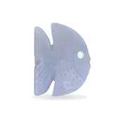 Blue Chalcedony Fish Ring