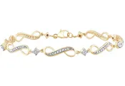 10K 0.25ct Diamond Bracelet