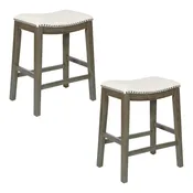 24″ Saddle Stool 2-pack – Saddle Stool – MET4224AG-L32