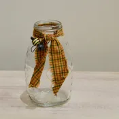 Bee Themed Honey Jar Vase