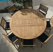 6′ Drop leaf Table-Round