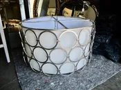 Alexandra Drum Chandelier 37"Diam x 22"T 6 foot Chain.