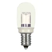 0.8W LED - T6 - Clear - 2700K - Candelabra base - 120V - Card