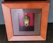11" x 13" Buddha Head in Framed Shadow Box