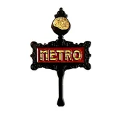 Enamel Pin - Paris Metro Sign | Lilly Baik