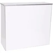 4′ Folding Portable Bar (Black and White)