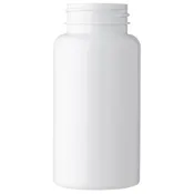 150 cc White PET Plastic Round Packer Bottle 38-400 Neck Finish