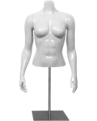 Headless Female Athletic Torso, Arms at Side