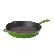 10.5-in Enameled Skillet, Cypress Green