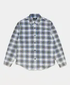 STUSSY_DAX PRINTED SHIRT :::BLUE:::