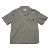 Cayucos Seersucker - Olive Plaid