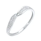 10KT WHITE GOLD DIAMOND (1/20 CTW) RING