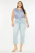 Abigail High Rise Crop Flare (Plus size)