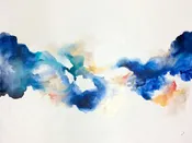 "Along With Me" by Sydney Edmunds 64" x 44" — Framing Wholesalers, Inc.