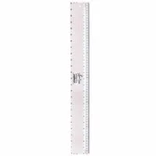 Designer Ruler - Metric / Imperial - 3” x 24”