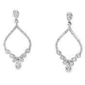 Art Deco Style Drop Earrings